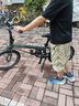大行（DAHON）折疊自行車(chē)20英寸8級變速經(jīng)典P8單車(chē)KBC083  消光灰綠【JD定制】 曬單實(shí)拍圖