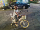 紫榕兒童自行車(chē)3-6歲卡皮bala自行車(chē)兒童單車(chē)小孩6-10歲童車(chē)自行車(chē) 卡皮bala黃【彩胎輻條版】帶后座 16寸適合100-120cm 曬單實(shí)拍圖