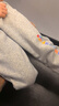 真維斯女童褲子春秋裝2025新款中大童秋冬季加絨衛(wèi)褲女孩兒童休閑長褲潮 【加絨保暖】灰色/蠟筆兔 130 曬單實拍圖