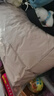 森馬（Semir）輕松羽絨|羽絨服女寬松連帽面包服時尚冬防潑水防風外套百搭 橡皮粉（白鴨絨）61214 M 曬單實拍圖