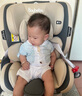 貝倍適（BAYBETSS）兒童安全座椅汽車用0-4-12歲寶寶360度旋轉(zhuǎn)嬰兒車載坐椅ISOFIX 米灰色【遮陽棚+上拉帶+側(cè)保護(hù)】 曬單實拍圖