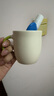 世喜敞口杯喝水喝奶 兒童漱口杯子寶寶刷牙杯 一杯三用 曬單實(shí)拍圖
