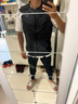 喬丹飛影金標p棉服背心男馬甲冬季保暖外套運動(dòng)跑步輕型背心棉衣 黑色 L P棉60g\㎡ 曬單實(shí)拍圖
