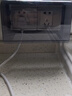國際電工 86型自粘貼加高插座防水罩防濺盒智能電源插座防水盒保護罩 黑色透明一位加高防水盒  曬單實(shí)拍圖