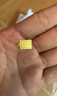 行金銀中黃金上上簽吊墜999足金無事牌素金工藝掛墜節(jié)日禮物新款送老婆 上上簽吊墜 克重多退少補 約1克 曬單實拍圖