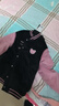 ASK JUNIOR線(xiàn)下同款兒童外套女童秋冬季保暖刺繡棒球服拼色夾克外套 160  曬單實(shí)拍圖