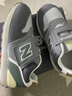 NEW BALANCE 童鞋小中童0-7歲新款拼接透氣舒適防滑休閑軟底跑步運動(dòng)鞋996 淺灰/深灰/綠色996RB3 23.5 （腳長(cháng)13.5cm） 曬單實(shí)拍圖