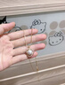 伊燦環(huán)繞設(shè)計滿鉆仿珍珠吊墜項鏈女精致獨特頸鏈2025新款高級感鎖骨鏈 環(huán)繞設(shè)計滿鉆珍珠項鏈 曬單實拍圖