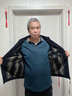 老爺車(chē)（LAOYECHE）中老年雪尼爾毛呢夾克外套男冬季新款加絨加厚保暖爸爸裝老人衣服 曬單實(shí)拍圖