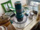 膳魔師（THERMOS）絞肉機家用輔食機料理攪拌機嬰兒多功能和面一體機電動絞餡機全自動餃子肉餡打蒜器攪肉機 【全家頂配版】馬爾斯綠 2.5L 曬單實拍圖