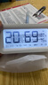 得力（deli）兒童節(jié)禮物充電電子鬧鐘背光家用學(xué)生兒童溫濕度計(jì)床頭鐘開學(xué)升學(xué)必備白 LE103A開學(xué)必備禮物 曬單實(shí)拍圖