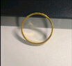 周六福  黃金戒指女款碎碎冰車(chē)花亮面指環(huán)送女友 計價(jià) 13號-1.93g 曬單實(shí)拍圖
