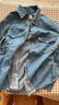 Levi's李維斯女士美式經(jīng)典翻領(lǐng)時(shí)尚寬松簡(jiǎn)約舒適藍色上衣牛仔襯衫 曬單實(shí)拍圖