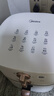 美的（Midea）空氣炸鍋易用旋鈕 家用實(shí)用大容量5.3L 不用翻面 蒸汽嫩烤 輕音烘炸 金屬內(nèi)腔無異味  MF-KZE535J5 曬單實(shí)拍圖