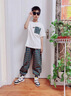 G.DUCKKIDS小黃鴨男童夏季褲子2025新款夏裝兒童純棉寬松薄款長褲大童防蚊褲 格子-純棉夏涼薄款透氣 160 (建議145-155cm 9-10周歲） 曬單實拍圖