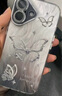江銘適用蘋(píng)果16手機殼iPhone16保護套帶手鏈高級感鏡頭全包防摔網(wǎng)紅創(chuàng  )意男女款羽紗鐳射蝴蝶自帶鏡頭膜 曬單實(shí)拍圖