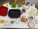 摩飛電器（Morphyrichards）【國(guó)家補(bǔ)貼】二代多功能鍋 家用電火鍋電煮鍋電蒸鍋 5升分體式蒸煮一體不沾煎烤料理鍋MR9099紅 曬單實(shí)拍圖