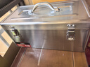 德力西電氣（DELIXI ELECTRIC）不銹鋼工具箱收納箱車(chē)載家用收納盒加厚五金鐵皮箱手提 特大號 曬單實(shí)拍圖