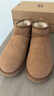 UGG秋季女士休閑平底純色圓頭經(jīng)典短筒靴雪地靴1116109CHE|栗色39 曬單實(shí)拍圖