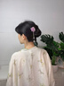LANSILL牡丹花u型流蘇發(fā)簪女新中式氣質(zhì)盤(pán)發(fā)發(fā)釵古風(fēng)高級感旗袍發(fā)飾簪子 F3474紫色牡丹花發(fā)簪 曬單實(shí)拍圖