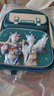 奧特曼小學(xué)生書(shū)包男童一到四年級減負護脊抑菌兒童雙肩背包男孩 孔雀藍 曬單實(shí)拍圖