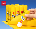 得力(deli)36g高粘度PVP固體膠水 無(wú)甲醛快干耐用膠棒 強(qiáng)力粘接 學(xué)生文具 12支裝 辦公用品 P07093 曬單實(shí)拍圖