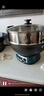 奧克斯（AUX）電炒鍋多功能家用電熱鍋加深鑄鐵無(wú)涂層物理不粘大功率可定時(shí)蒸鍋炒菜鍋蒸煮一體鍋 38CM定時(shí)單籠（推薦7-9人） 曬單實(shí)拍圖