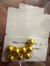 第一福黃金轉運珠路路通小金珠足金金豆古法硬金配珠DIY手鏈手串禮物 4.0mm*1顆(約0.2g) 曬單實拍圖