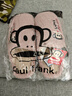 大嘴猴（paul frank）情侶棉拖鞋女男可愛(ài)家用室內防滑半包跟情侶家居秋冬保暖地板拖 粉色 38-39 曬單實(shí)拍圖