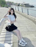 Ehangy包包女款2025年斜挎單肩女包百搭手提小方包七夕情人節(jié)禮物送女友 奶昔白 曬單實(shí)拍圖