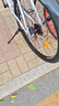 金武端自行車(chē)成人山地車(chē)公路賽車(chē)單車(chē)騎行變速超輕越野中學(xué)生初中青少年 頂配版-輻條輪-白黑色 26寸21速 曬單實(shí)拍圖