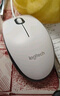 羅技（Logitech）M100r有線鼠標(biāo) 中大手鼠標(biāo)有線 筆記本電腦商務(wù)辦公鼠標(biāo)有線辦公 usb鼠標(biāo)Mac家用對稱商務(wù)企業(yè)采購 白色 曬單實拍圖