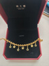 周大福捕夢(mèng)星爆閃蕾絲星星足金黃金手鏈(工費780)15cm 約7.45g EOF1890 曬單實(shí)拍圖