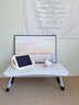 skingcond德國品質(zhì)床上小桌子床上折疊筆記本電腦桌懶人小桌子學(xué)生宿舍家用 珍珠白長(cháng)49寬30高23【平面款】w 曬單實(shí)拍圖