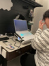 梓晨3.5MM巨厚護腕鼠標墊超大辦公室電腦桌墊鍵盤(pán)墊子大號輕奢桌面墊 【護腕級加厚款】遠山灰 —嬰兒膚感 80*30cm【1.5cm圓角】 曬單實(shí)拍圖
