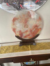 瑪朵維汀玉石擺件紅花冰玉石平安扣工藝品平安扣客廳辦公室臥室創(chuàng)意裝飾品 稀有zhen品26cm大紅花 曬單實(shí)拍圖