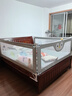 丸丫床圍欄嬰兒圍欄床上床護(hù)欄兒童護(hù)欄床寶寶防摔防護(hù)欄免打釘 三面 灰帝企1.8*1+灰冰川2.0*2_免打釘 曬單實(shí)拍圖