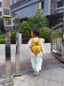 英氏（YEEHOO）幼兒園書包兒童小背包防走失小書包寶寶出游背包輕便雙肩包 曬單實拍圖