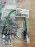 廣昌興（G.C.X）CAT6A萬兆高柔性超六類工業(yè)相機(jī)拖鏈帶雙屏蔽/鍍錫銅屏蔽 成品網(wǎng)線26#銅8芯綠色 伺服機(jī)信號(hào)通訊線 萬兆 超六類高柔工業(yè)網(wǎng)線 0.2米 曬單實(shí)拍圖