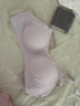 蕉內5系內衣女士收副乳聚攏小胸果凍條軟支撐無(wú)鋼圈防卷邊無(wú)痕文胸罩 芋圓紫 XL （80C/85A/85B） 曬單實(shí)拍圖
