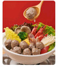 海霸王什錦涮烤套餐10種火鍋食材組合 1023g 牛肉丸香腸蟹味棒魚(yú)豆腐 曬單實(shí)拍圖
