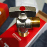 老銅匠（LTJ）燃氣熱水器球閥 壁掛爐球芯角閥全開(kāi)大流量全銅冷熱4分廚房三角閥 曬單實(shí)拍圖