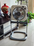 美的（Midea）電風扇 鴻運扇家用升降式轉(zhuǎn)頁扇宿舍辦公室風扇定時五葉輕音節(jié)能電扇臥室客廳落地扇 KYT30-23SJ 曬單實拍圖