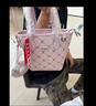 KappaKappa卡帕 新款正品托特包女小眾大容量通勤單肩包百搭手提電腦包 桃氣奶芙粉 曬單實(shí)拍圖