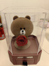 JoyFlower布朗熊【永生花】玫瑰熊禮盒七夕情人節(jié)生日禮物女結(jié)婚高級送女友 曬單實拍圖