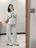 革曼孕婦裝秋冬裝2025新款毛衣軟糯慵懶風(fēng)套裝大碼上衣褲子兩件套秋季 休閑套裝(優(yōu)質(zhì)版) XL(建議135-155斤) 曬單實(shí)拍圖