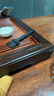 金灶（KAMJOVE）實(shí)木茶盤(pán)帶燒水壺一體 自動(dòng)上水茶具泡茶器全套茶臺茶盤(pán)套裝R-190 黑檀木單茶盤(pán)（不含茶藝爐） 曬單實(shí)拍圖