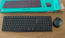 羅技（Logitech）MK235 鍵鼠套裝 無(wú)線(xiàn)鍵鼠套裝 辦公鍵鼠套裝  防潑濺防指紋 全尺寸 帶無(wú)線(xiàn)2.4G接收器 黑 曬單實(shí)拍圖
