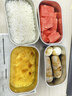 小熊（Bear）電熱飯盒 加熱飯盒 保溫飯盒可加熱 雙層四膽辦公室蒸煮熱飯神器可預約上班族加熱便當盒DFH-G16W7 曬單實拍圖