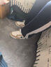 AJBR男鞋春夏新款透氣空軍aj一號板鞋男士輕便軟底運動(dòng)休閑小白鞋子男 白卡其 42 曬單實(shí)拍圖